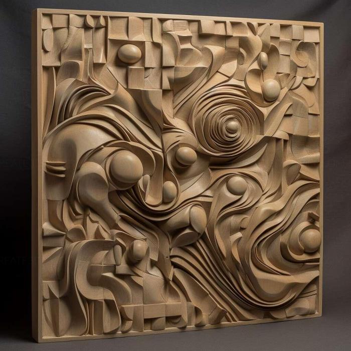 نموذج ثلاثي الأبعاد لآلة CNC 3D Art 